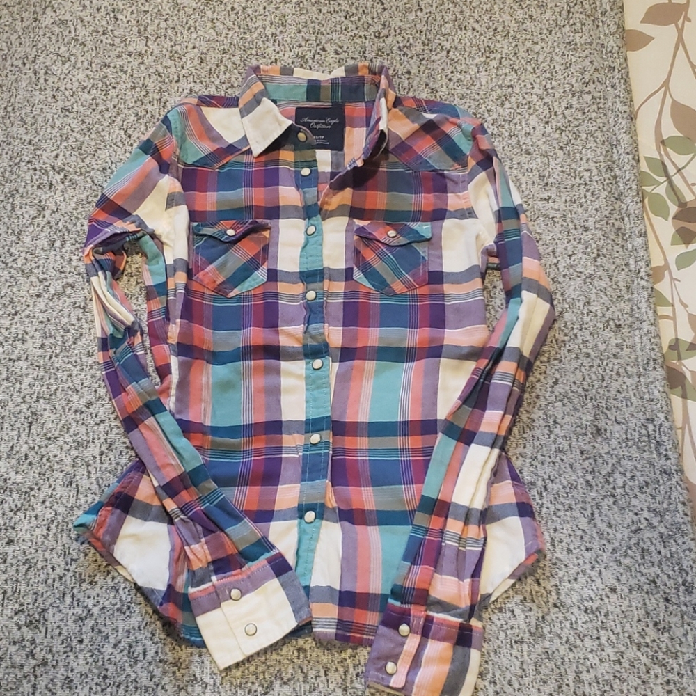 American Eagle Outfitters Button Up Shirt